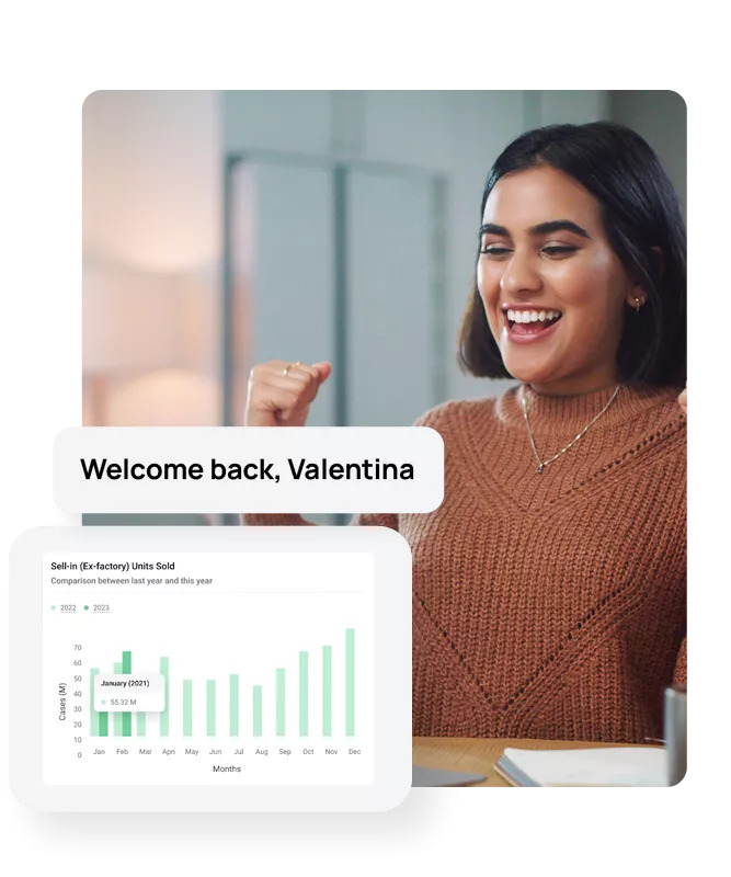 Person Interacting with Digital Sales Interface
